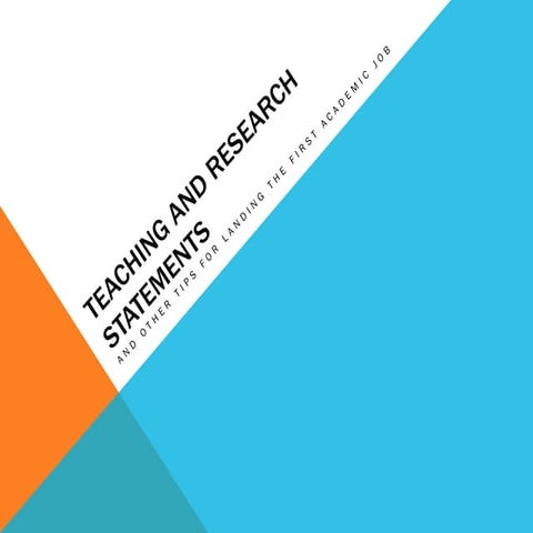 Teaching and research_statements