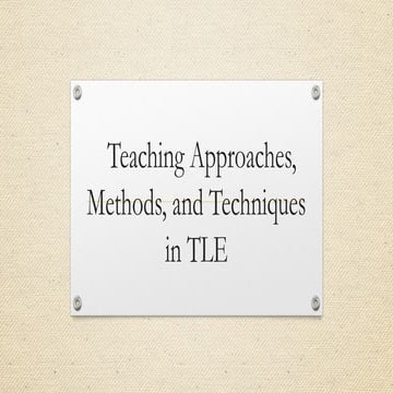 Teaching Approaches, Methods, and Techniques.pptx