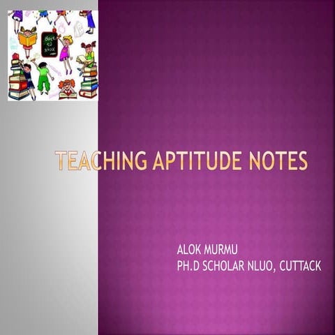 Teaching aptitude notes