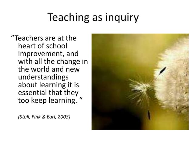 Teaching as Inquiry