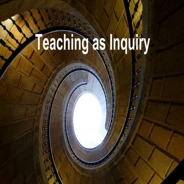 Teaching as inquiry  |  An overview