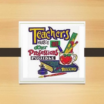 Teaching as noblest profession 