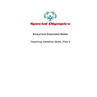 Teaching athletics skills, part 2(1)