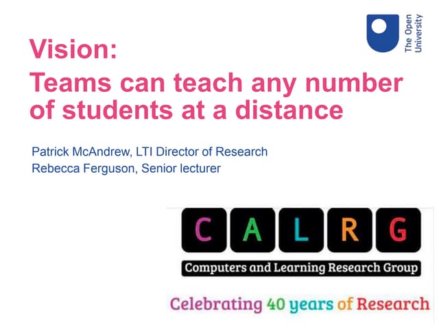 Teaching at scale 