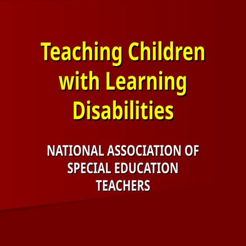 Teaching_Children_with_Learning_Disabilities.ppt