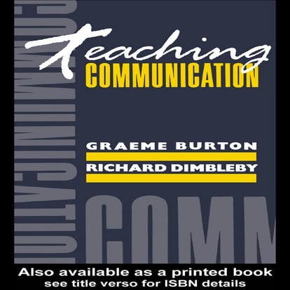 Teaching commnication