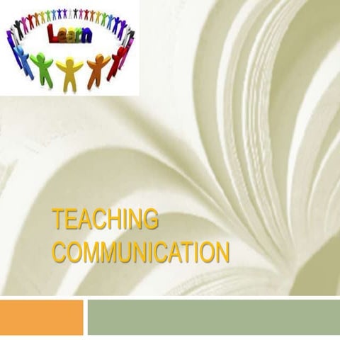Teaching communication by airinei liliana