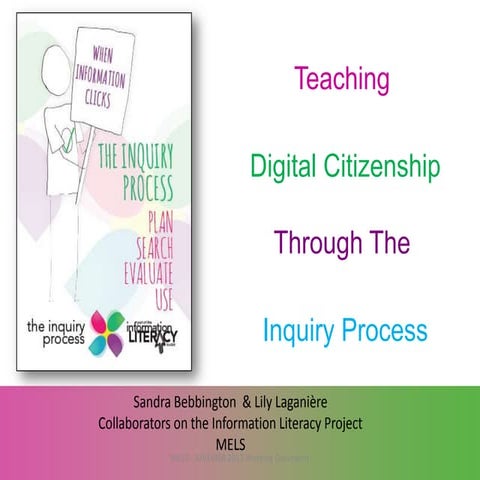 Teaching  digital citizenship through the inquiry process 
