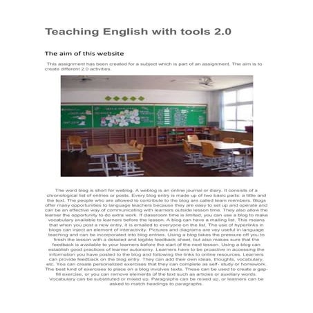 Teaching english with tools 2 tp 4