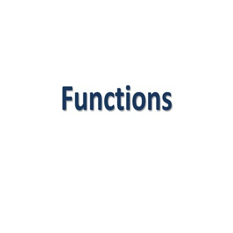 Teaching functions