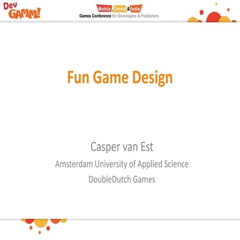 DoubleDutch Games: Teaching Game Design