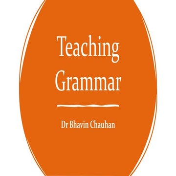 Teaching Grammar