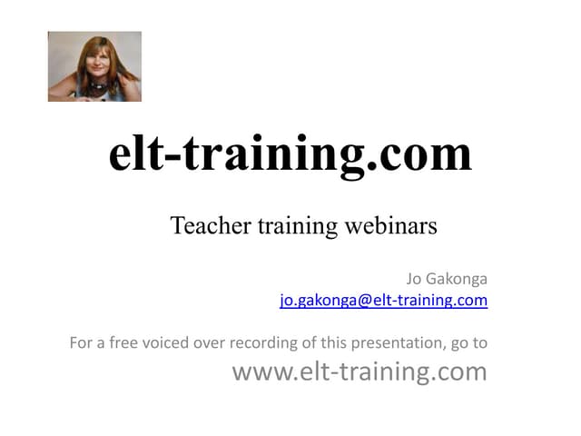 Teaching grammar- Getting creative with controlled practice