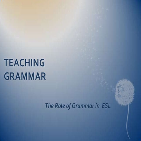 Teaching grammar shpresa detyre