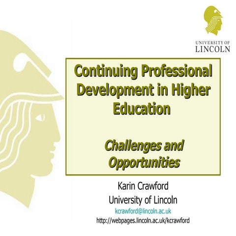 CPD in HE - Research project information