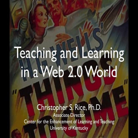 Teaching & Learning in a Web 2.0 World (ASCRDI)