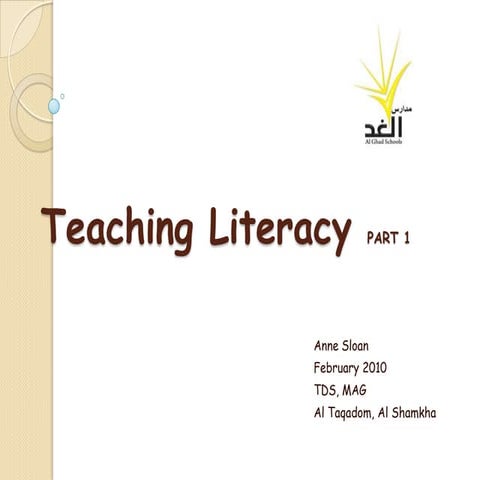 Teaching literacy