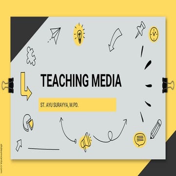 Teaching Media Pptx