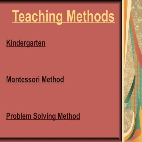 Teaching method
