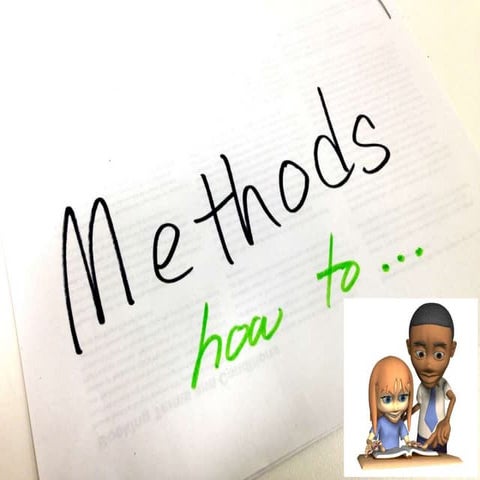 Teaching methodology one