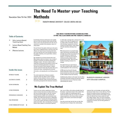 Lecture Method of Teaching | PPT