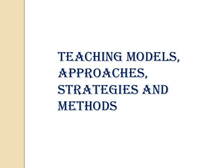 Teaching models