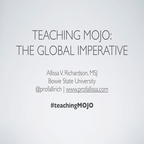 Teaching MOJO | PPT