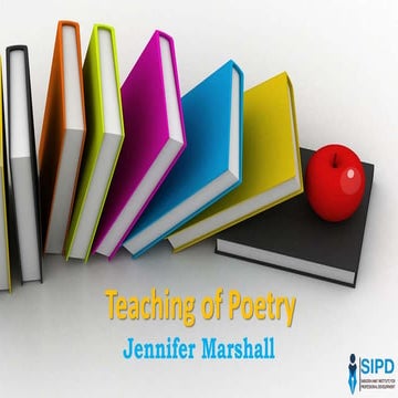 Teaching of poetry