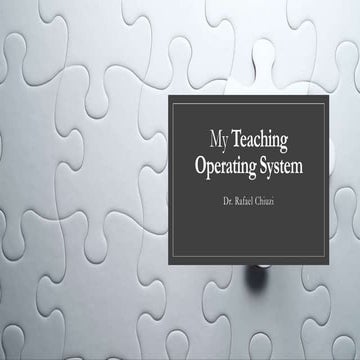 Teaching Operating System / Dr. Rafael Chiuzi | PPT