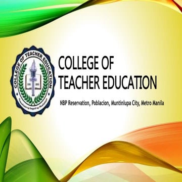 Philosophy in Teaching