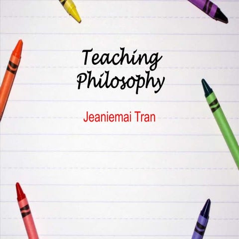 Teaching Philosophy