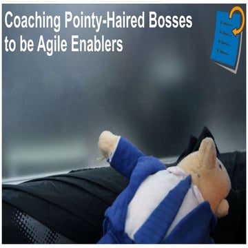 Teaching pointy haired bosses to be agile enablers