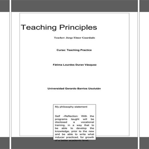 Teaching priciples fatima lourdes duran vasquez