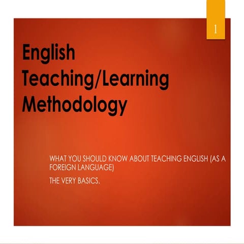 ESL Methodology