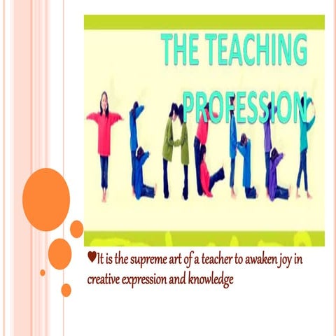 Teaching profession