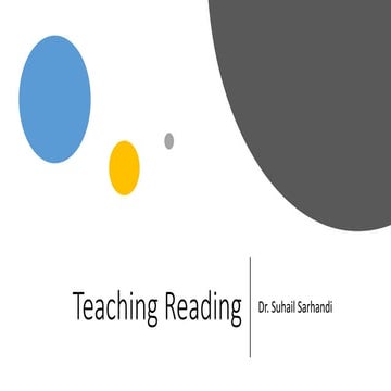 Teaching reading (nature)