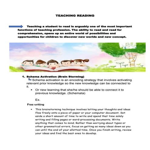 TEACHING READING FINAL DOCUMENT FOR TEACHING READING.PPT