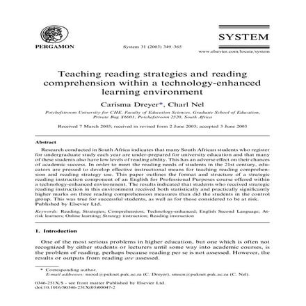 Teaching reading strategies and reading comprehension