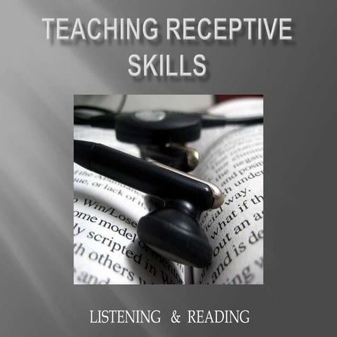 Teaching receptive skills