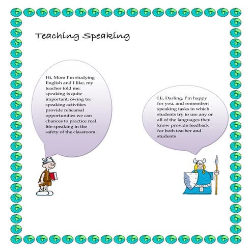 Teaching speaking