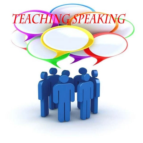 Teaching speaking