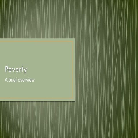 Teaching students who live in poverty