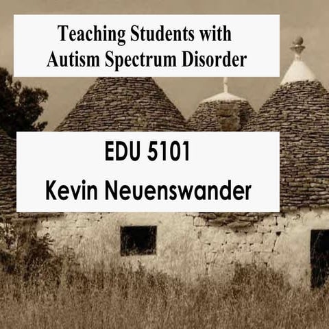 Teaching Students With Asd