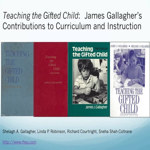 Teachingthe giftedchildgallagherrobinsoncourtrightcoltrane