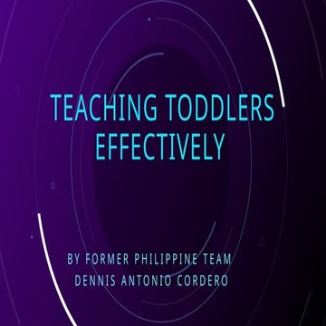 Teaching toddlers effectively with WAFSU.org audience by Dennis