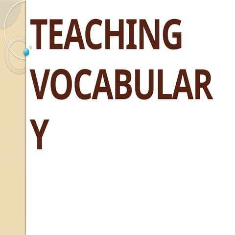 TEACHING VOCABULARY-1.pptx Strategies and Approaches