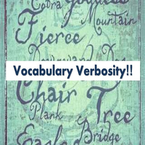 Teaching Vocabulary