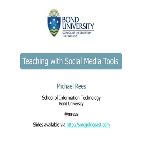 Teaching with Social Media