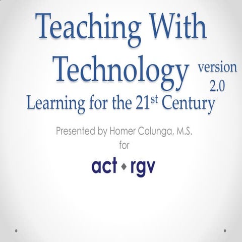 Teaching with technology v2.0