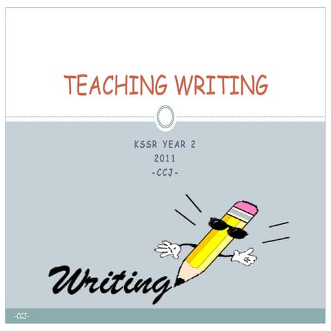 Teaching writing